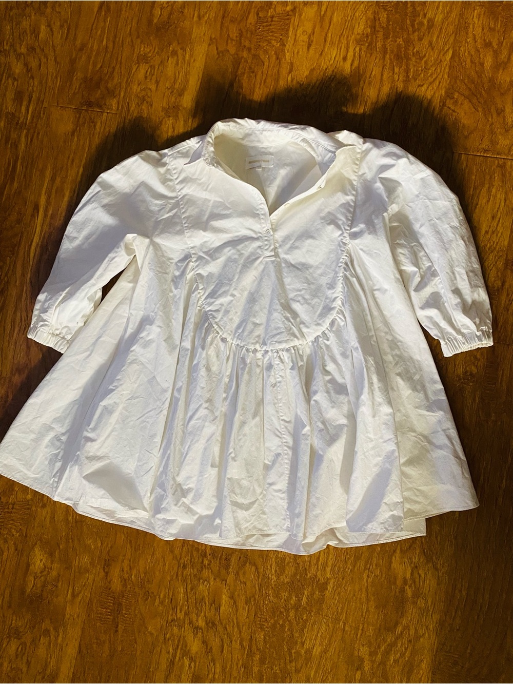 Shushu/Tong Cream Button-Down Shirt